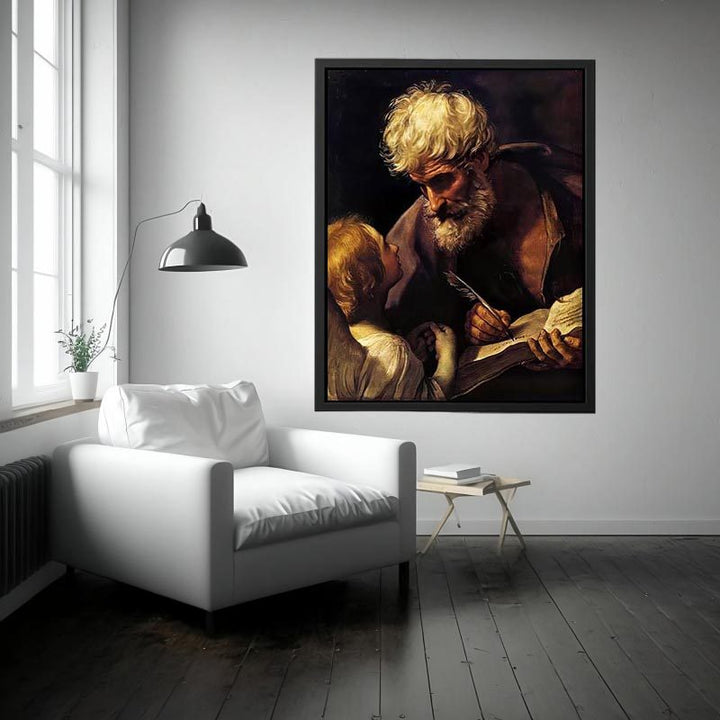 St Matthew and the Angel 1635-40 Painting