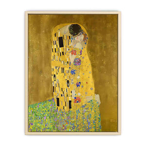 The Kiss by Gustav Klimt  Art Print