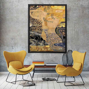 Water Serpents I by Gustav Klimt Painting