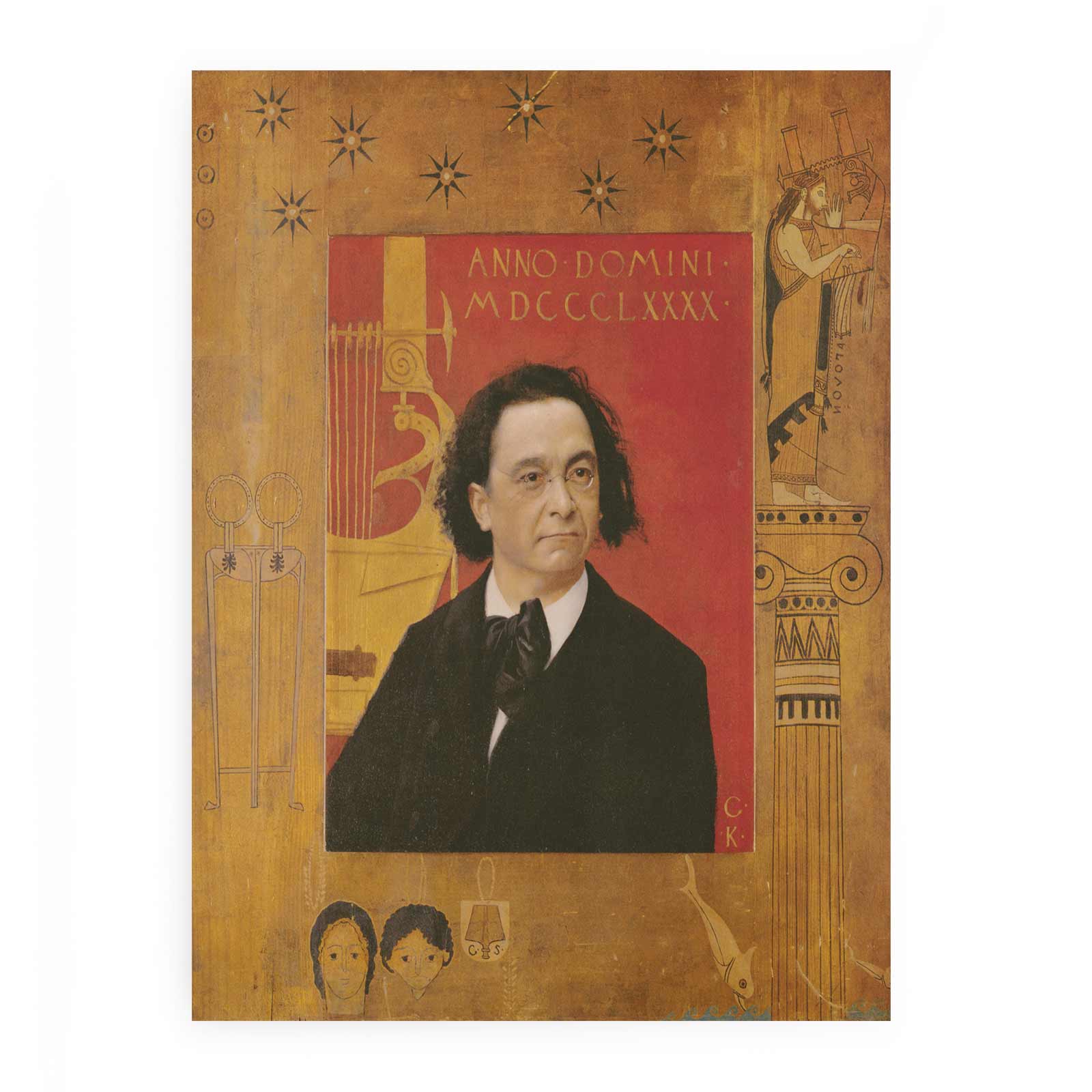 Portrait Of The Pianist And Piano Teacher Joseph Pembauer