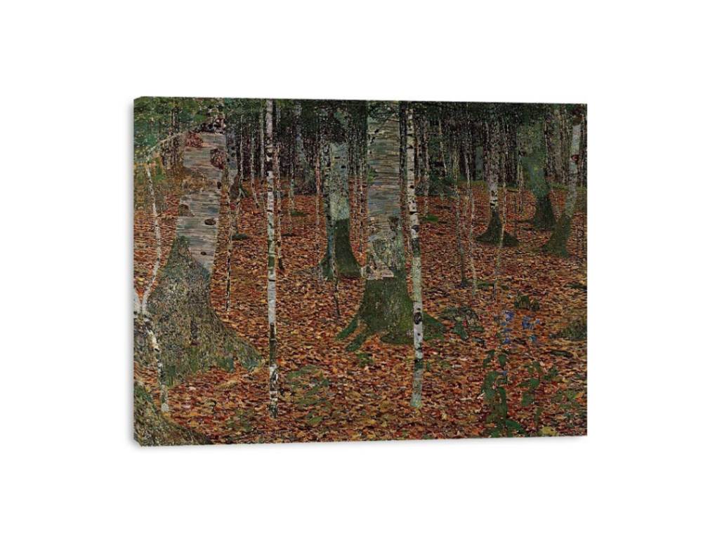 Birch Forest by Gustav Klimt Painting 
