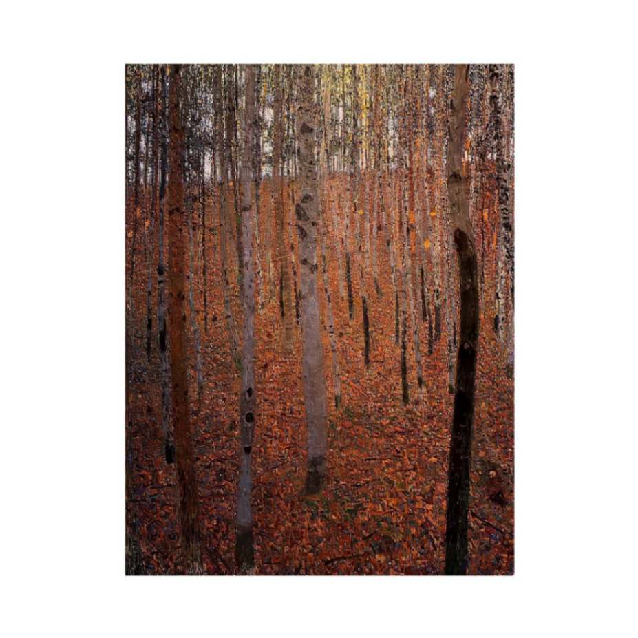 Beech Forest Buchenwald I by Gustav Klimt