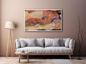 Water Serpents II by Gustav Klimt Painting 