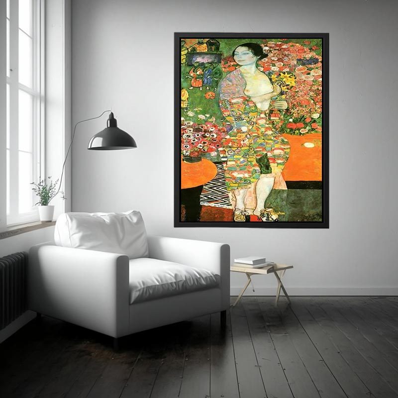The Dancer by Gustav Klimt Painting 