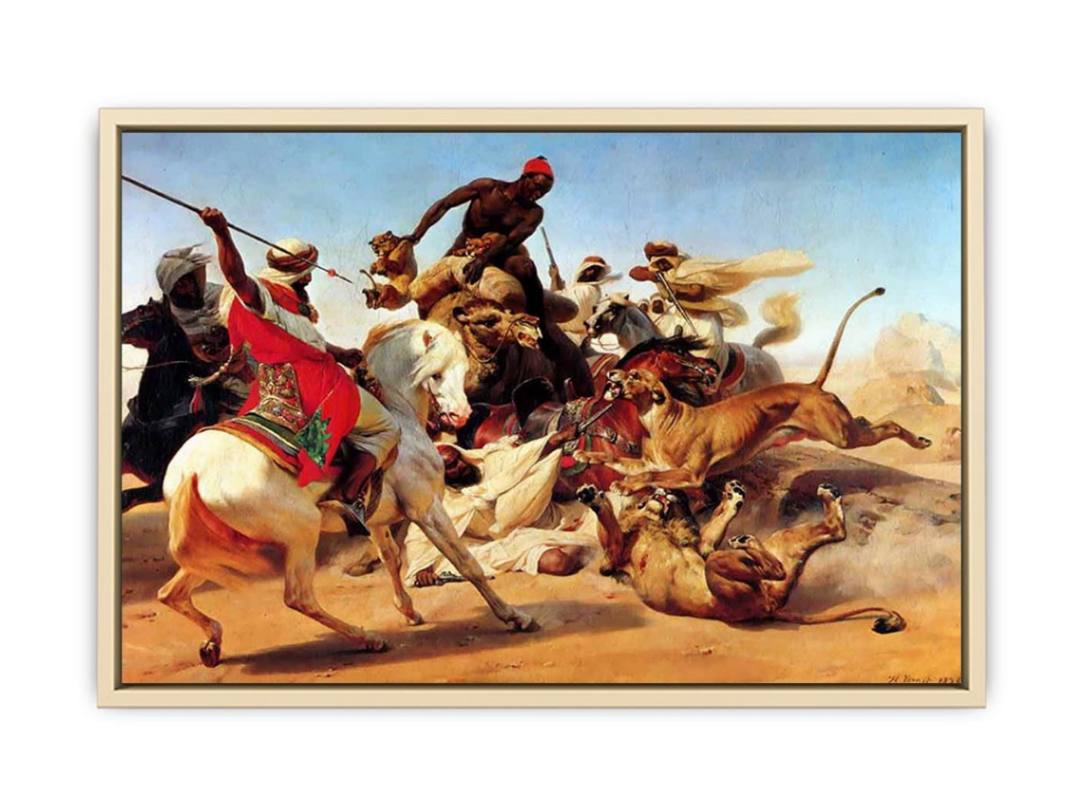 The Lion Hunt  Art Print