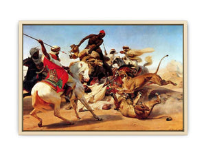 The Lion Hunt  Art Print