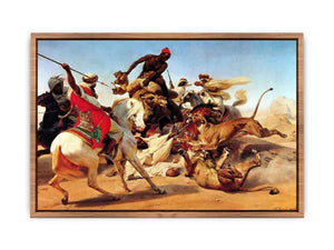 The Lion Hunt  Poster
