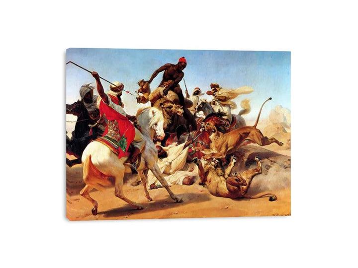 The Lion Hunt  Painting