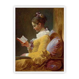 A Young Girl Reading c. 1776 Framed Print