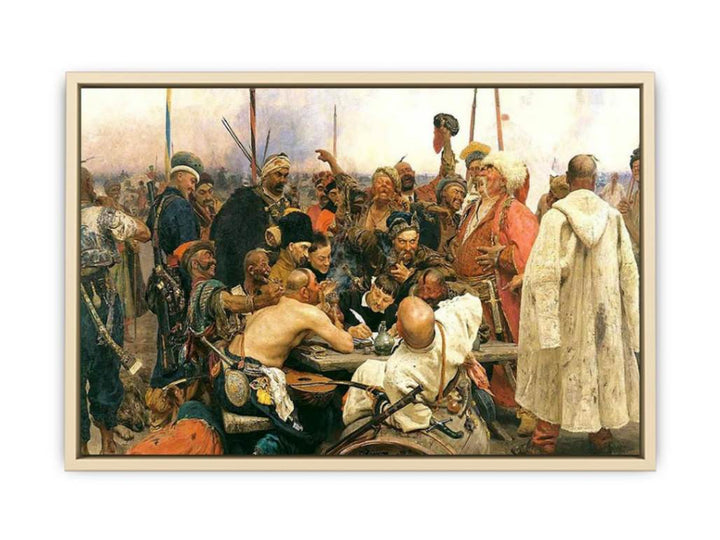 Reply of the Zaporozhian Cossacks to Sultan Mehmed IV of Turkey  Art Print