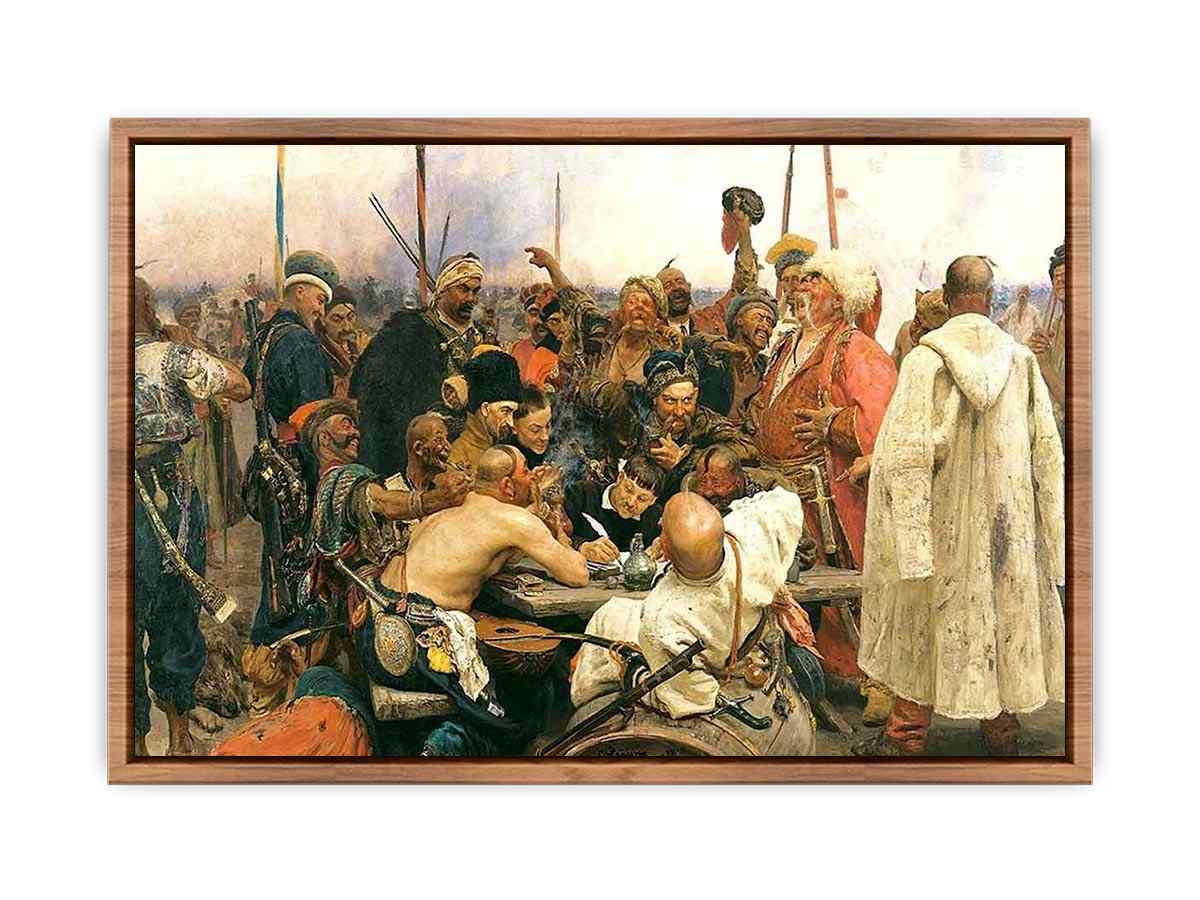 Reply of the Zaporozhian Cossacks to Sultan Mehmed IV of Turkey  Poster