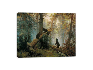 Morning in the Pine-tree Forest) by Ivan Shishkin Painting 