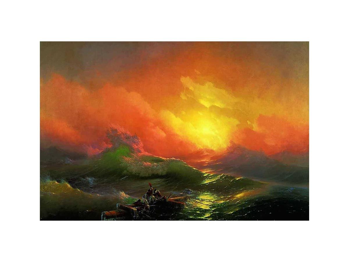 The Ninth Wave (1850) by Ivan Konstantinovich Aivazovsky
