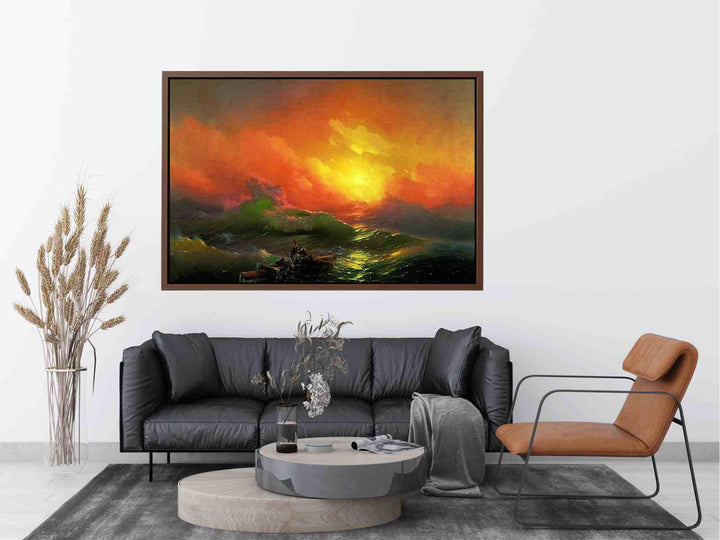 The Ninth Wave (1850) Painting