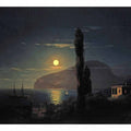 Moonlit night in the Crimea.