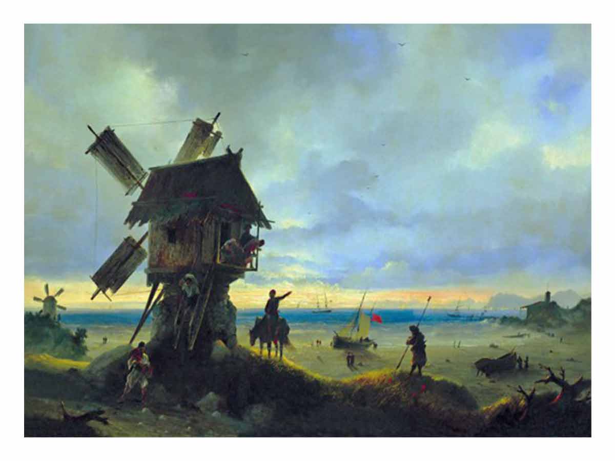 Windmill by the Sea.