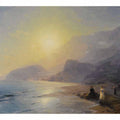 A. S. Pushkin and Countess M. N. Raevskaya by the sea near Gurzuf