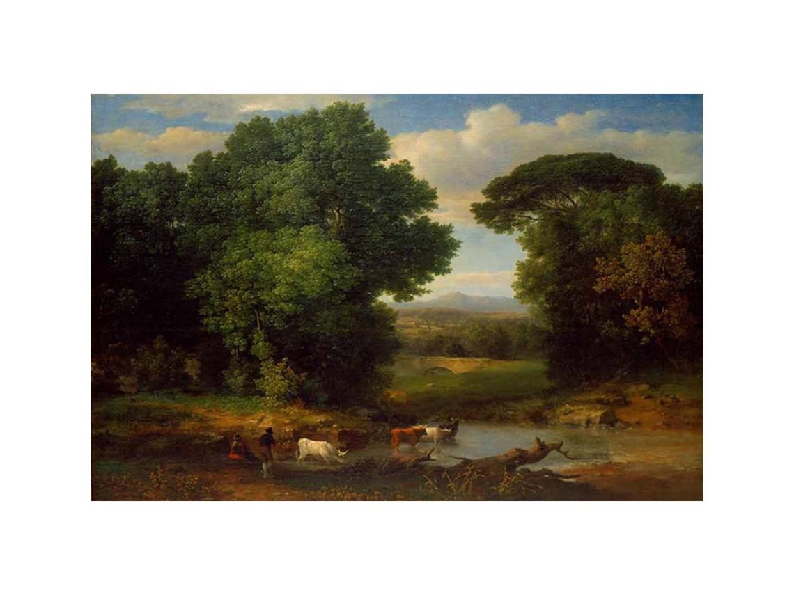 A Bit Of Roman Aqueduct by George Inness