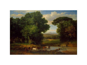 A Bit Of Roman Aqueduct by George Inness