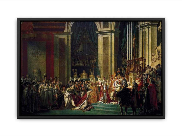 Consecration of the Emperor Napoleon I and Coronation of the Empress Josephine 1805-07 Canvas Print