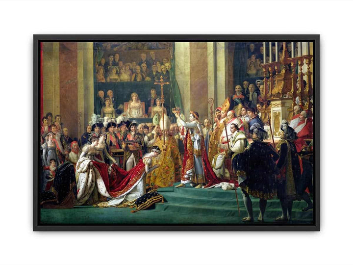 Consecration of the Emperor Napoleon I and Coronation of the Empress Josephine 1805-07 Canvas Print