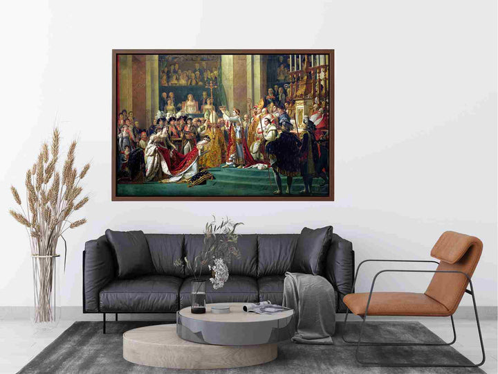 Consecration of the Emperor Napoleon I and Coronation of the Empress Josephine 1805-07 Painting