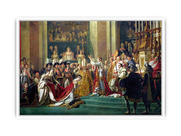Consecration of the Emperor Napoleon I and Coronation of the Empress Josephine 1805-07 Framed Print
