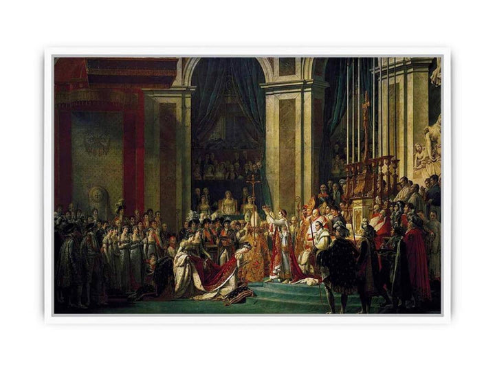 Consecration of the Emperor Napoleon I and Coronation of the Empress Josephine 1805-07 Framed Print