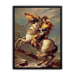 Napoleon Crossing the Alps Canvas Print