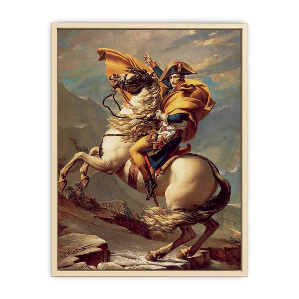 Napoleon Crossing the Alps  Art Print