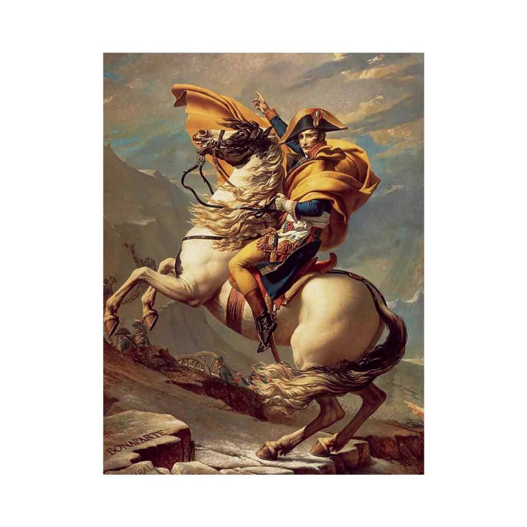 Napoleon Crossing the Alps by Jacques Louis David