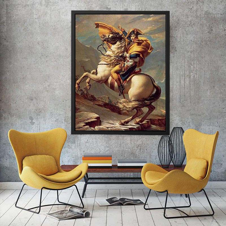 Napoleon Crossing the Alps  Painting