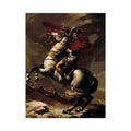 Bonaparte, Calm on a Fiery Steed, Crossing the Alps 1801 by Jacques Louis David