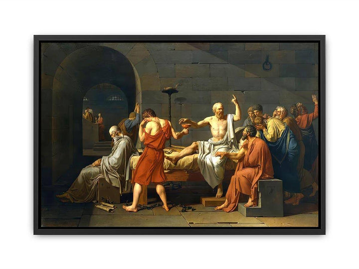 The Death of Socrates Canvas Print