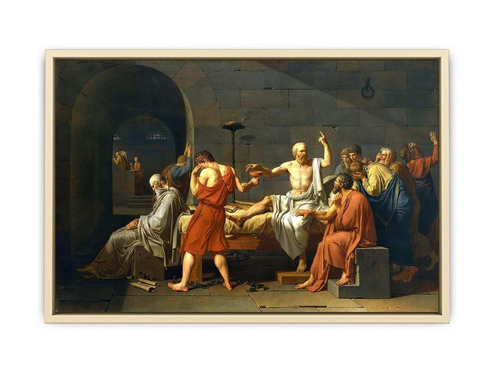 The Death of Socrates  Art Print