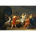 The Death of Socrates by Jacques Louis David Painting 