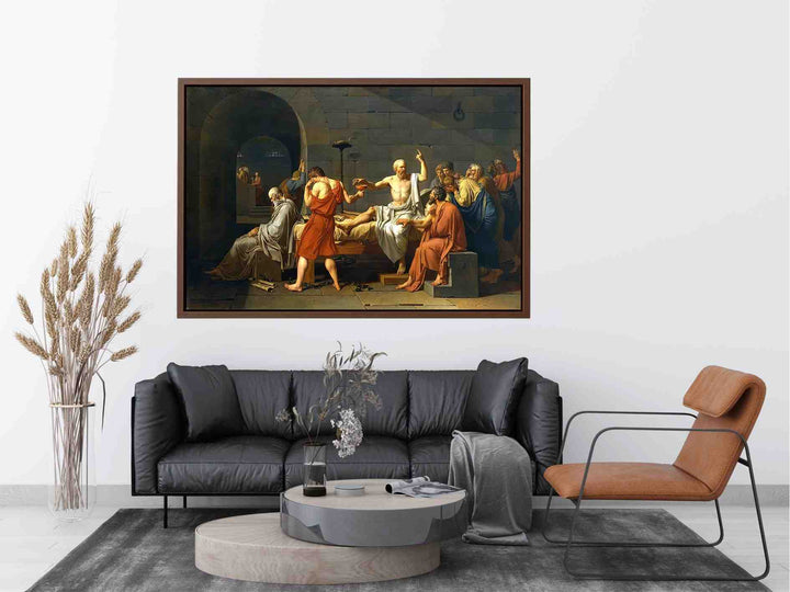 The Death of Socrates Painting