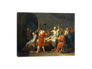 The Death of Socrates by Jacques Louis David Painting 