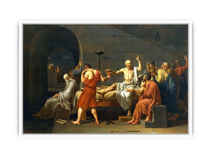 The Death of Socrates Framed Print