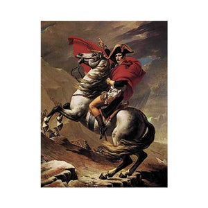 Napoleon at the St. Bernard Pass 1801 by Jacques Louis David