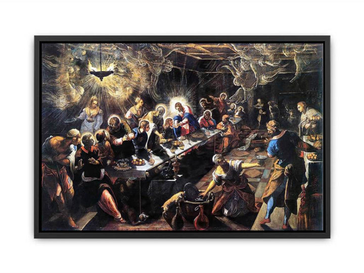 The Last Supper 1592-94 Canvas Print