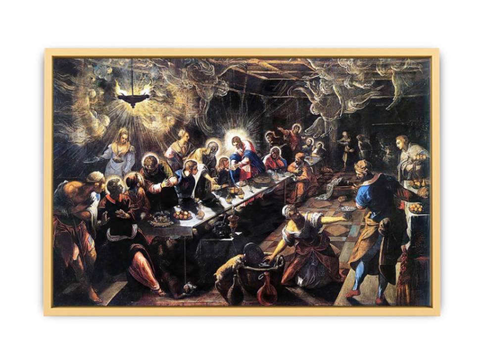 The Last Supper 1592-94 Streched canvas