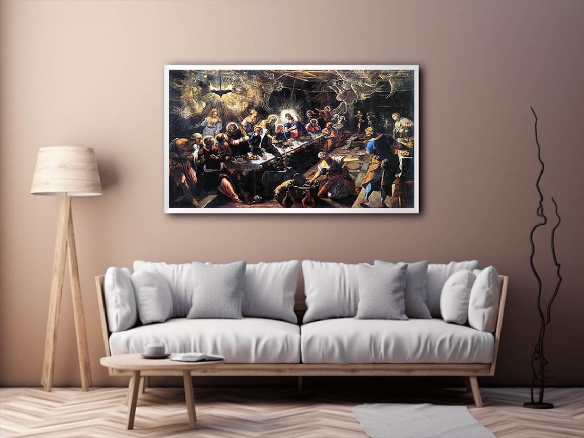 The Last Supper 1592-94 by Jacopo Tintoretto (Robusti) Painting 