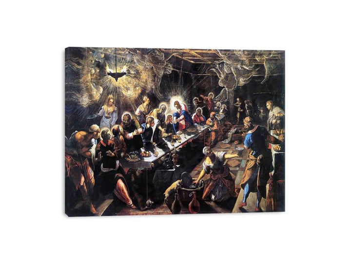 The Last Supper 1592-94  Painting