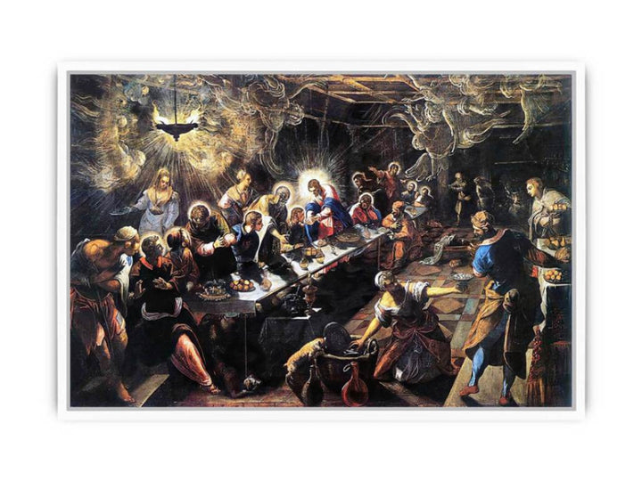 The Last Supper 1592-94 Framed Print