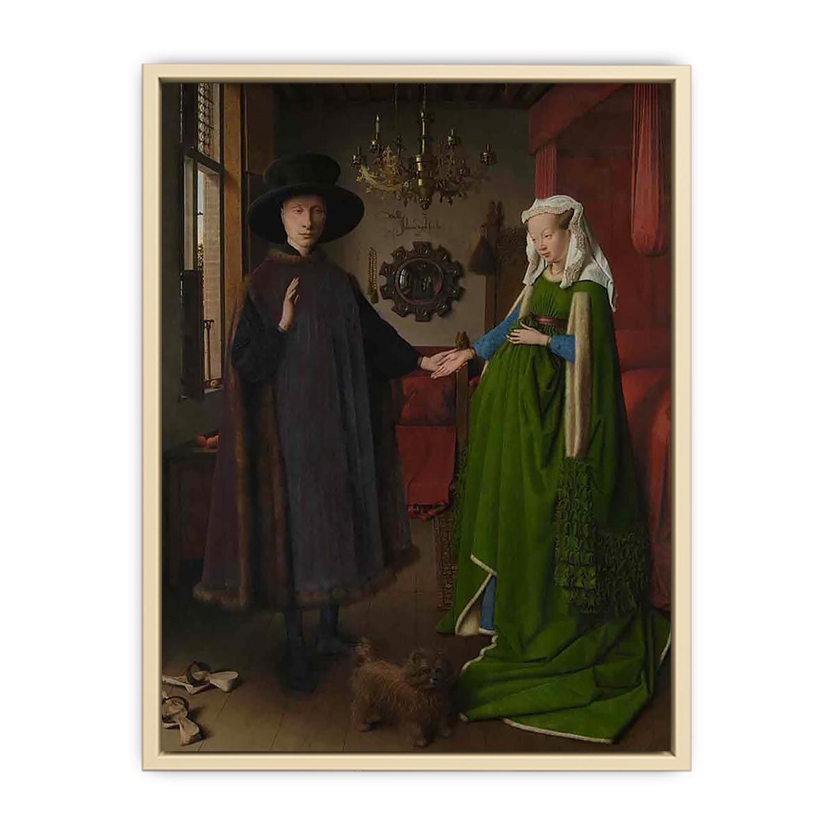 Portrait of Giovanni Arnolfini and his Wife 1434  Art Print