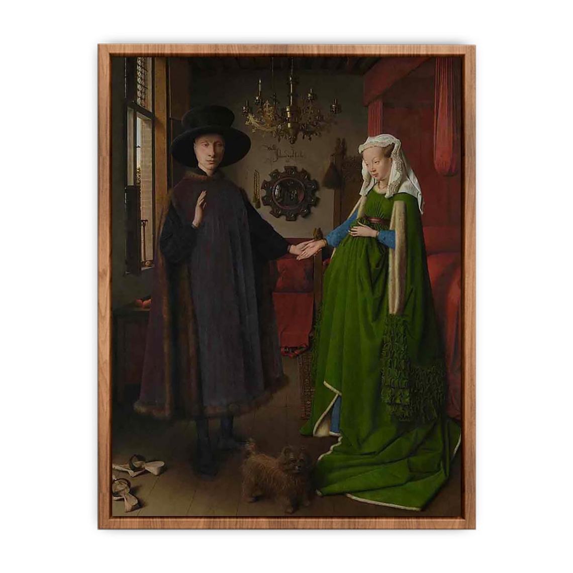 Portrait of Giovanni Arnolfini and his Wife 1434  Poster