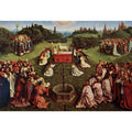 The Ghent Altarpiece- Adoration of the Lamb 1425-29 by Jan Van Eyck