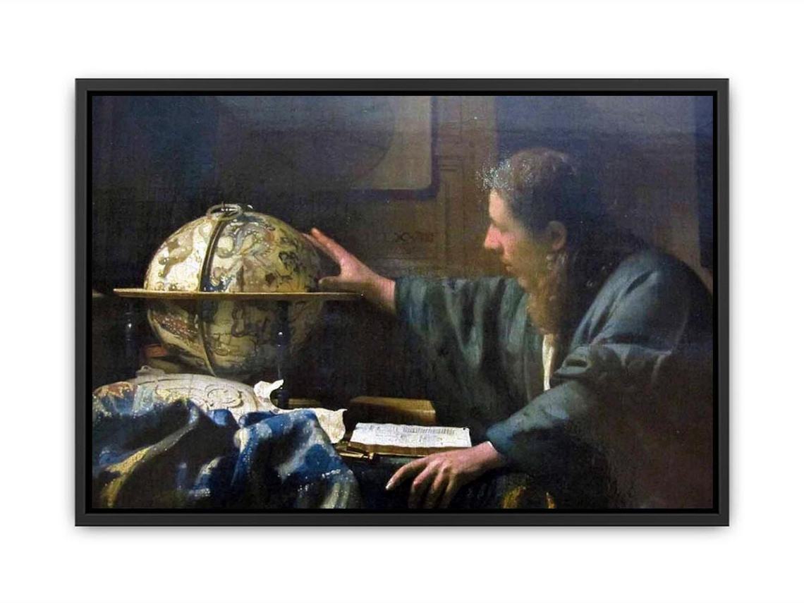 The Astronomer c. 1668 Canvas Print