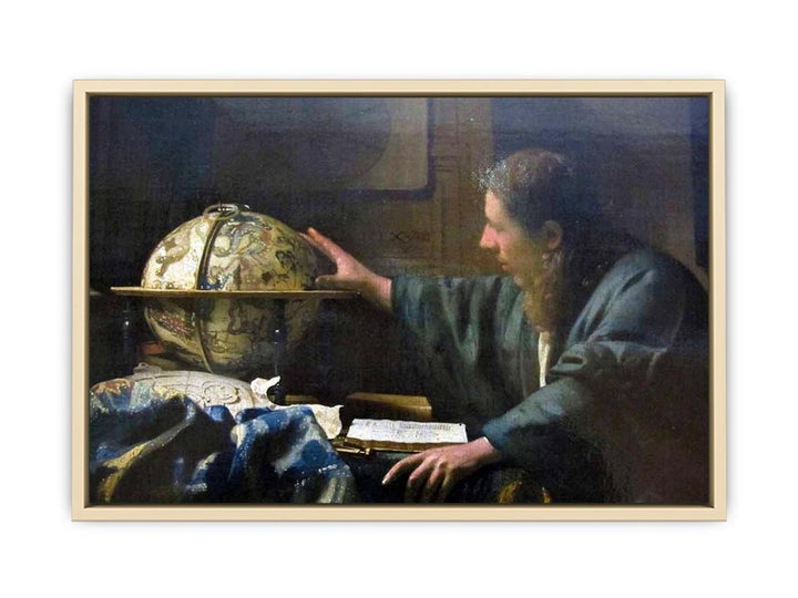 The Astronomer c. 1668  Art Print